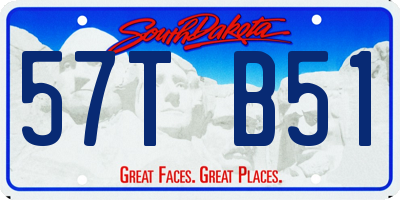 SD license plate 57TB51