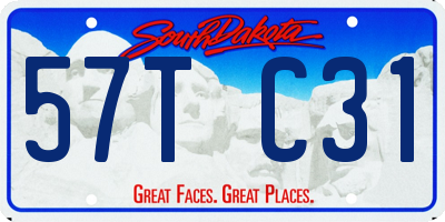 SD license plate 57TC31