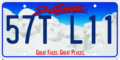 SD license plate 57TL11