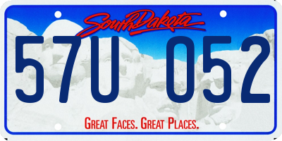 SD license plate 57UO52
