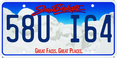 SD license plate 58UI64