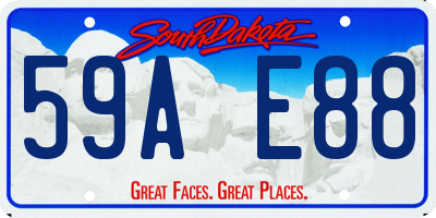 SD license plate 59AE88