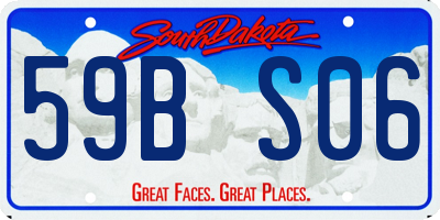 SD license plate 59BS06
