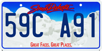 SD license plate 59CA91