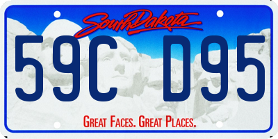 SD license plate 59CD95