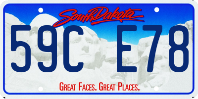 SD license plate 59CE78