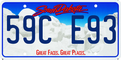 SD license plate 59CE93
