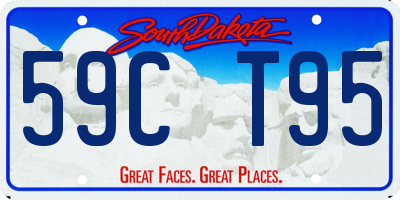 SD license plate 59CT95