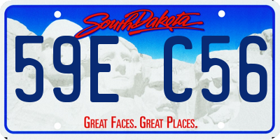 SD license plate 59EC56