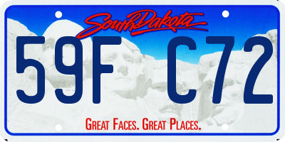 SD license plate 59FC72
