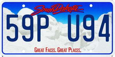 SD license plate 59PU94