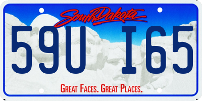 SD license plate 59UI65