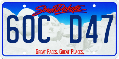 SD license plate 60CD47