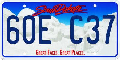 SD license plate 60EC37