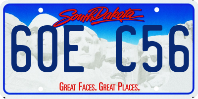 SD license plate 60EC56