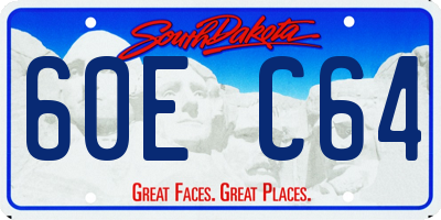 SD license plate 60EC64