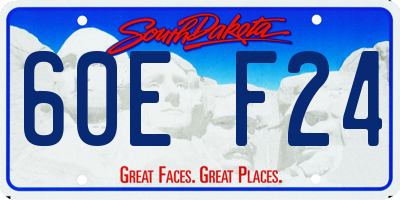 SD license plate 60EF24