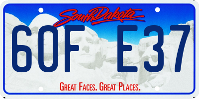 SD license plate 60FE37