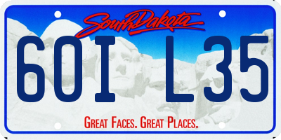 SD license plate 60IL35