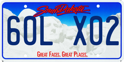 SD license plate 60LX02