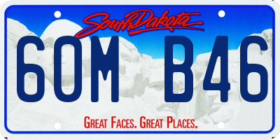 SD license plate 60MB46