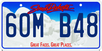 SD license plate 60MB48