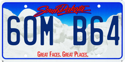 SD license plate 60MB64