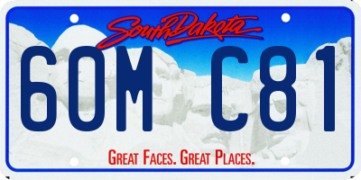 SD license plate 60MC81
