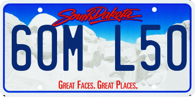 SD license plate 60ML50