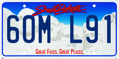 SD license plate 60ML91