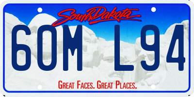 SD license plate 60ML94