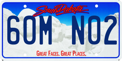 SD license plate 60MN02