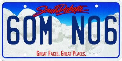 SD license plate 60MN06