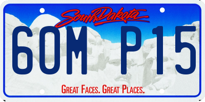 SD license plate 60MP15