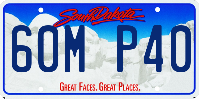 SD license plate 60MP40