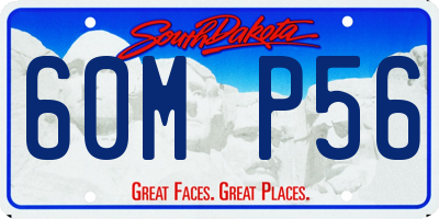 SD license plate 60MP56