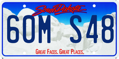 SD license plate 60MS48