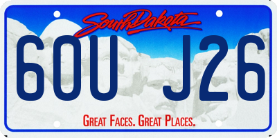 SD license plate 60UJ26