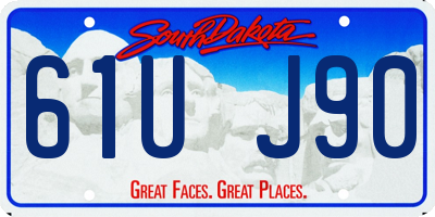 SD license plate 61UJ90