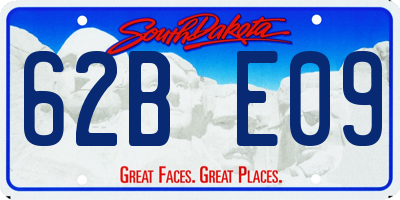 SD license plate 62BE09