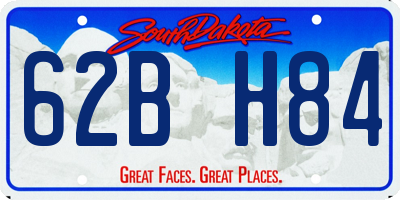 SD license plate 62BH84