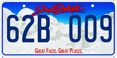 SD license plate 62BO09