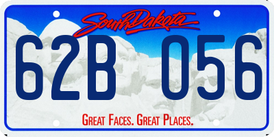 SD license plate 62BO56