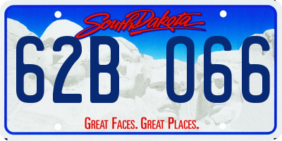 SD license plate 62BO66