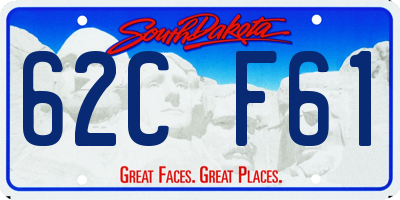 SD license plate 62CF61