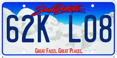 SD license plate 62KL08