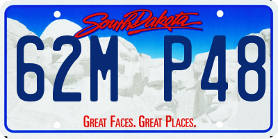 SD license plate 62MP48