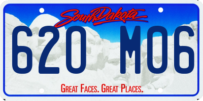 SD license plate 62OM06