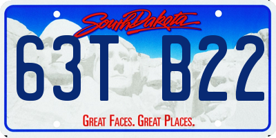 SD license plate 63TB22