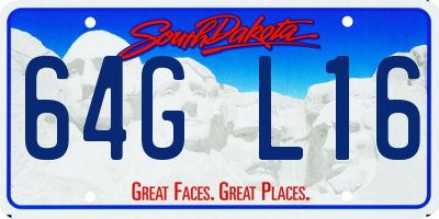 SD license plate 64GL16